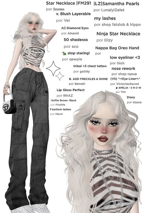 Imvu Outfits Ideas, Cute Bratz, Bratz Doll Outfits, Imvu Outfits, Imvu Outfits Ideas Cute, Virtual Girl, Black Leggings Outfit, Brush Art, Fashion Gal