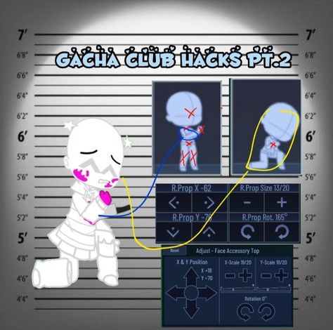 Gacha Club Design Ideas, Gacha Club Poses Ideas Couple Tutorial, Gacha Custom Poses Couple Tutorial, Gacha Poses Ideas, Gacha Club Hacks, Club Poses, Pose Gacha, Gacha Custom Poses Couple, Gacha Pose