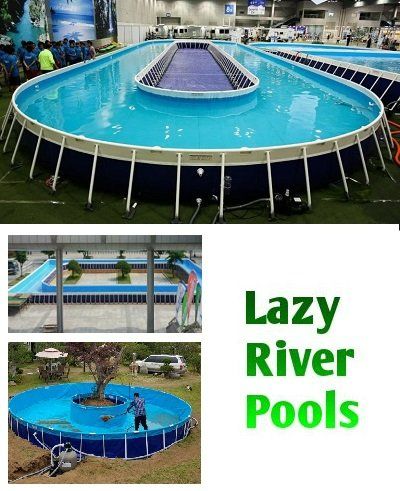 Diy Lazy River In Backyard, Lazy River Pool Backyard, Backyard Lazy River, Mini Swimming Pool, River Pool, Pallet Pool, Lazy River Pool, Swimming Pool Games, Paradise Pools