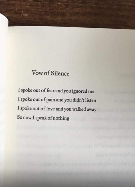 R. H. Sin.. Vow of Silence.. ♥ Silence Of A Woman Quotes, Mocking Someone Quotes, Silence In Relationship, Silence Woman Quote, My Silence Quotes Relationships, Silence Relationship Quotes, Leaving Silently Quotes, Quotes About Being Silenced, Silencing People Quotes