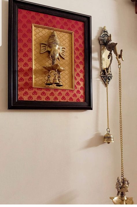 Wall Decor Indian, Indian Wall Decor, Indian Room, Indian Room Decor, Brass Wall Hanging, Antique Wall Decor, India Home Decor, Temple Decor, Temple Design For Home