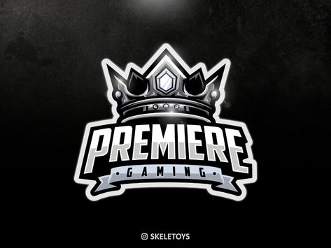 PREMIERE GAMING LEAGUE by skeletoys 29 on Dribbble League Logo Design, Logo Gaming, Logo Basketball, Team Logo Design, Cup Logo, Graphic Kit, Esports Logo, Sports Logo Design, Flat Logo