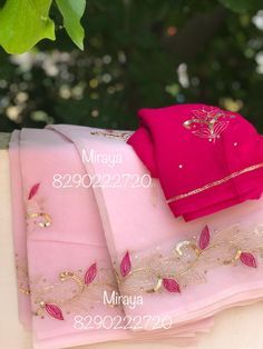 New Embroidery Collection. Chiffon Designer Sarees, Rajputi Poshak Embroidery Designs, Darbari Sarees, Royal Wedding Dresses, Gota Patti Saree, Rajasthani Dress, Pure Chiffon Sarees, Hand Embroidery Dress, New Embroidery