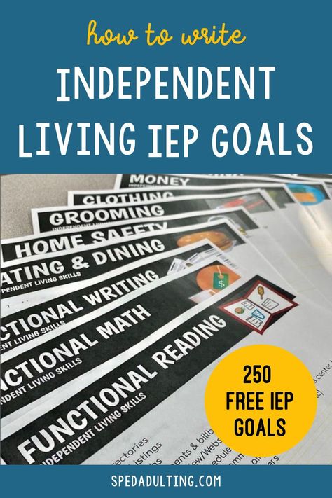 Functional Iep Goals Life Skills, Transition Planning Special Education, Transition Special Education Life Skills, Functional Reading Special Education, Life Skills For Special Education, Life Skills Activities For Special Needs, Functional Life Skills Special Education, Special Education Transition, High School Special Education Classroom