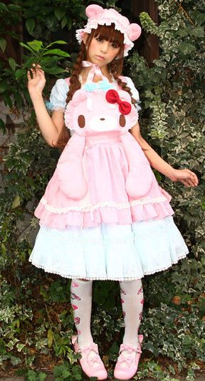 BTSSB - Gloomy Bear Apron Gloomy Bear Inspired Outfit, Gloomy Bear Outfit, Gloomy Bear Nails, Gloomy Bear Cosplay, Sonico Chan, Random Outfits, Gloomy Bear, Hime Gyaru, Bear Images