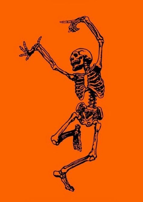 Skeleton Aesthetic, Orange Wallpapers, Halloween Wallpaper Backgrounds, Fall Wallpapers, Halloween Wallpapers, Cute Fall Wallpaper, Spooky Szn, Halloween Wallpaper Iphone, Orange Aesthetic