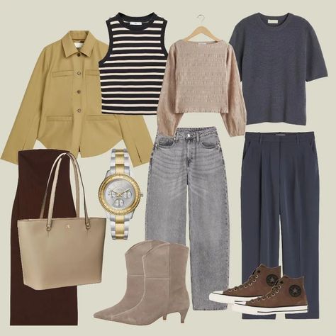 Mini CAPSULE WARDROBE for the week with only 10 pieces and 7 outfits ideas. ✨️✨️ Layering Essentials, Comfortable Loungewear, Active Wear, Statement Pieces, Outerwear Staples, Dressy Occasion Wear, Casual Weekend Wear, Accessories Capsule. #capsulewardrobe #outfitideas #jackets #styling Accessories Capsule, Mini Capsule Wardrobe, Layering Essentials, Comfortable Loungewear, Casual Weekend, Weekend Wear, Outfits Ideas, Capsule Wardrobe, Occasion Wear