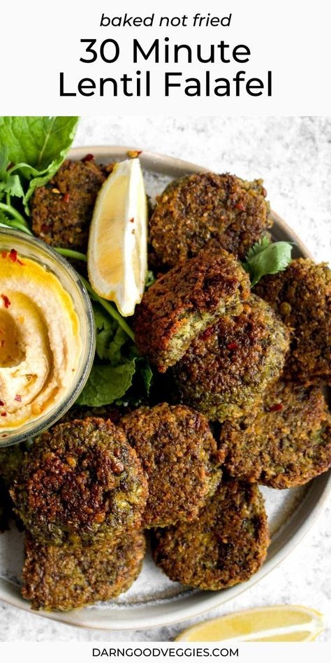 Leftover Lentil Recipes, Lentil Falafel, Lentil Bake, Green Lentil Recipes, Vegetable Patties, Veggie Patties, Falafel Recipe, Brown Lentils, Australia Food