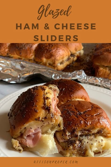 Ham And Cheese Hawaiian Rolls Sliders Brown Sugar, Country Ham Sliders, Ham And Cheese Sliders Dijon Mustard, Ham And Cheese Sliders Brown Sugar, Campfire Sliders, Ham And Cheese Sliders With Brown Sugar, Han And Cheese Sliders, Ham Cheese Sliders Easy, Mustard Ham Glaze