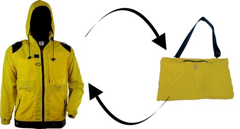 TS Impact Convertible Travel Yellow Jacket to Bag with Hidden Pockets, Medium | eBay Concealed Carry Jacket, Travel Vest, Waterproof Jacket Men, Travel Jacket, Men's Windbreaker, Black Windbreaker, Yellow Jacket, Unisex Jacket, Backpack Purse