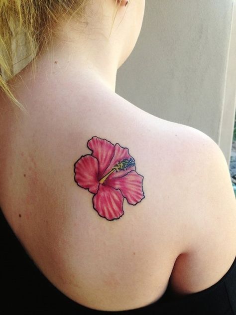 35 Hibiscus tattoo Hibiscus Tattoos, Hawaiian Flower Tattoos, Hibiscus Flower Tattoos, Hibiscus Tattoo, Hawaiian Tattoo, Tropical Hibiscus, Popular Flowers, Women's Tattoo, Large Tattoos