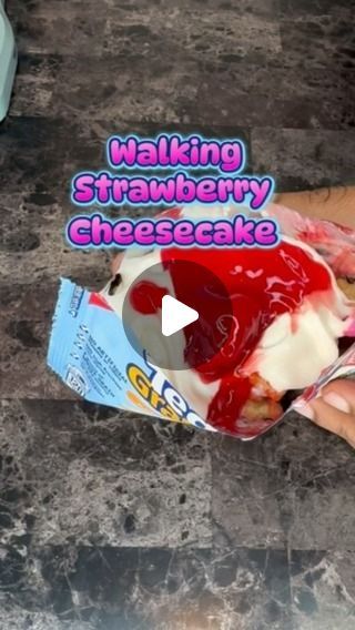 The Strawberri Show on Instagram: "Walking Strawberry Cheesecake for the kids 😋😋👏🏾  Ingredients:  	•	8 oz cream cheese (softened) 	•	3/4 cup powdered sugar (for extra sweetness) 	•	1/2 tsp vanilla extract 	•	1/4 cup sweetened condensed milk 	•	3/4 cup heavy whipping cream or cool whip (whipped to stiff peaks)  Follow @thestrawberrishow for more easy recipes   #thestrawberrishow #walkingdessert #cheesecake #strawberrycheesecake #cake #strawberry #dessert #easyrecipes #foodporn #food #foodblogger #yummy #lunch #dinner #foodie #instagood #fyp #foodstagram #kids #sweet #sweets" Condensed Milk Whipped Cream Frosting, Strawberry Condensed Milk Dessert, Sweetened Condensed Milk Whipped Cream, Whipped Sweetened Condensed Milk Frosting, Banana Pudding With Sweetened Condensed Milk And Cool Whip, Kids Treat, Sweetened Condensed Milk, Cool Whip, Strawberry Cheesecake