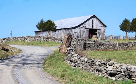 Rock Fence, Big Stone Gap, Gate City, Scott County, Southwest Virginia, Cape Charles, Three Day Weekend, Getting Up Early, Old Stone