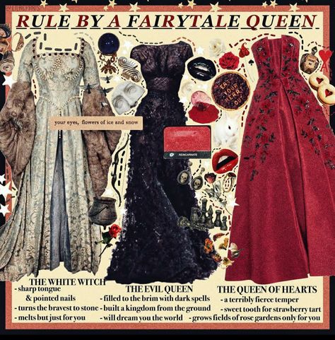 Queen Aesthetic Dress, Queen Of Hearts Aesthetic, Hearts Aesthetic, The White Witch, The Evil Queen, Neat Casual Outfits, The Queen Of Hearts, Queen Aesthetic, Queen Outfit