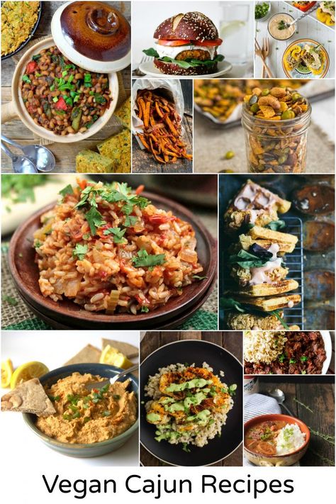 Vegan Cajun Recipes, Sauce For Vegetables, Vegan Cajun, Vegan Jambalaya, Cajun Sauce, Cajun Dishes, Quick Vegan Meals, Cajun Cooking, Recipes With Pictures