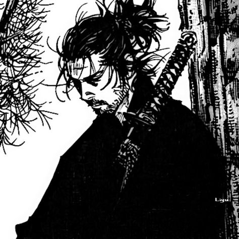 Stoic Warrior, Miyamoto Musashi Art, Musashi Miyamoto, Vinland Saga Manga, Vagabond Manga, Warrior Drawing, Miyamoto Musashi, Japanese Drawings, Vinland Saga