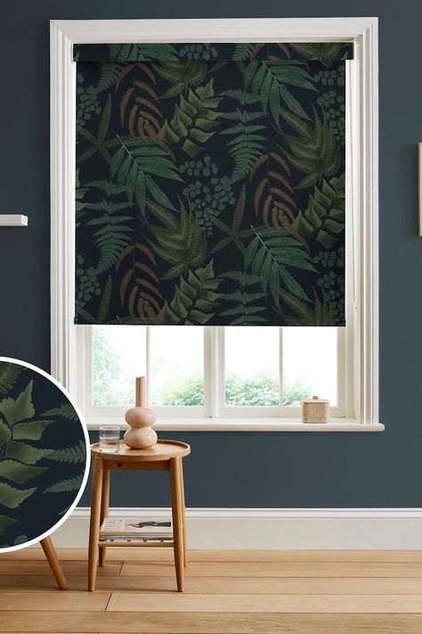 Black Roller Blinds, Green Roman Blinds, Graham Brown, Made To Measure Blinds, Wall Murals Painted, Graham & Brown, Blue Backdrops, Roller Blind, Blue Colour Palette