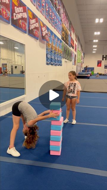 Jaclyn Ferrell on Instagram: "Partner work, blocks, & bars oh my! 
Safe to say these flyers had fun in flyer flex class! 
✨ Making up games keeps young flyers engaged and competitive flyers work harder! 
✨ Using available equipment in the gym helps modify drills/stretches! Get creative!! 
✨ Partner work helps keep them accountable (effort & reps). 

•
•
•
•
•
#cheer #cheerleading #cheerworkout #cheerdrills #cheertraining #flyer #fly #flyerflex #stunt #stunts #stunting #flyerdrills #cheerstretching #flex #flexibility #stretching #drills #conditioning #allstar #allstarcheer #summit #cheerflexibility #cheerville #ohio" Back Flexibility Stretches Cheerleading, Bridge Kickover Drills, Cheer Stretches Flexibility, Cheerleading Drills, Easy Cheerleading Stunts, Cheer Flexibility, Back Flexibility Stretches, Back Flexibility, Cheerleading Stunt