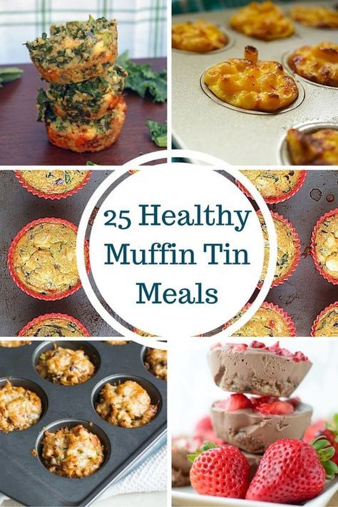 25 mini meals made in a muffin tin, including breakfast, lunch, dinner, and dessert. Every recipe developed by a registered dietitian. Recipe links on Mom's Kitchen Handbook. Demarle At Home Recipes, Muffin Tin Freezer Meals, Muffin Meals Dinners, Things To Make In Muffin Tins, Muffin Dinner Recipes, Mini Muffin Tin Recipes Healthy, Muffin Tin Dinner Recipes, Mini Meatloaf Recipes Muffin Tins, Mini Meals Ideas