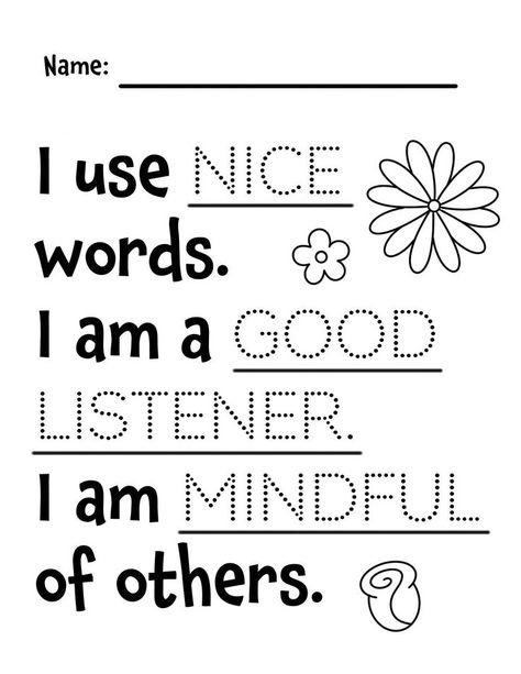 Print 10 Free Tracing Pages for Preschool! Positive Affirmation Worksheets for Preschool | Social Emotional Learning for Preschool Social Emotional Learning Coloring Pages, Kindergarten Emotions Activities, Social Emotional Learning Activities Free Printables, Affirmations Preschool, Preschool Affirmations, Preschool Social Emotional, Sel Worksheets, Emotions Worksheet, Nanny Activities