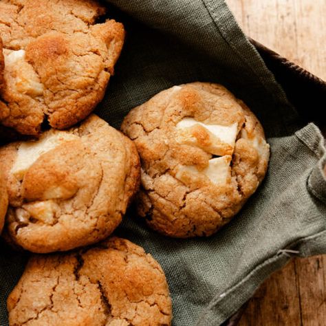 Miso White Chocolate Cookies with Brown Butter! White Miso Cookies, Miso Cookies, Cookies With Brown Butter, White Chocolate Cookies, White Miso, Brown Butter, Chocolate Cookies, White Chocolate, Sweet Recipes