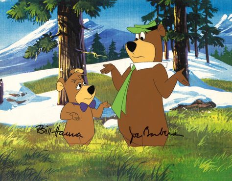 We are on the theme of Yellowstone park (jellystone park) Yogi Bear And Boo Boo, Cartoon Friends, Jellystone Park, Yogi Bear, Yellowstone Park, Animals Beautiful, Animals