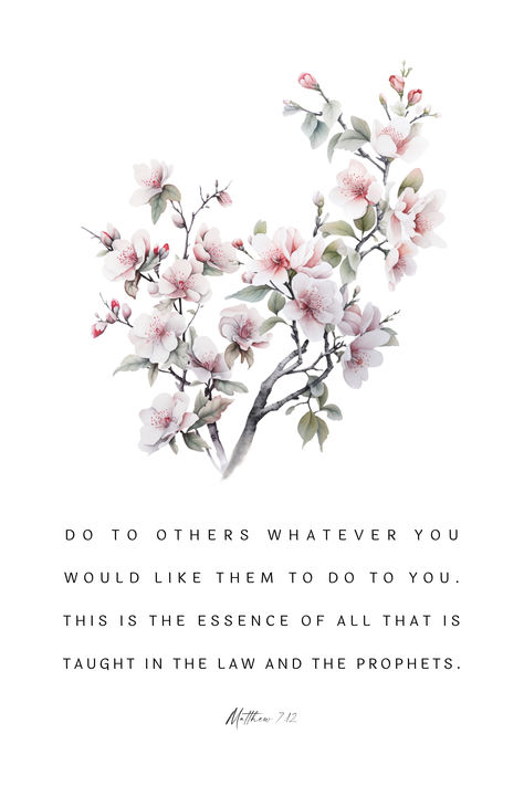 Matthew 7:12 “Do to others whatever you would like them to do to you. Printable Bible Verse Wall Art, Christian Wall Art, Digital Prints, Digital Art, Downloadable Art, Printed Christian Poster, Wall Art Matthew 7 12, Prayer Bible, Christian Poster, Bible Verse Posters, God's Wisdom, Christian Posters, Gods Word, Christian Printables, Verse Wall Art