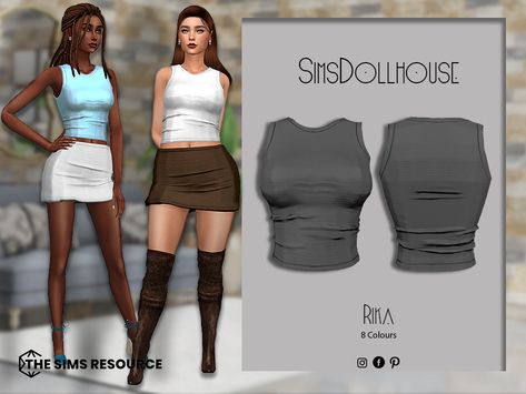 The Sims Resource - Rika Top Apocalypse Clothing, Pelo Sims, Sims 4 Teen, Sims 4 Toddler, Sims Four, Sims 4 Collections, Sims 4 Mods Clothes, Sims 4 Cas, Sims 4 Game