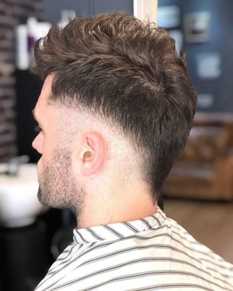 15 Best Faux Hawk Fade Haircuts for Men in 2020 Fauxhawk Fade Men, Fohawk Haircut Fade, Faux Hawk Men, Haircuts For Guys, Fohawk Haircut, Guys Photos, Low Taper Fade Haircut, Fade Haircuts For Men, Mullet Fade