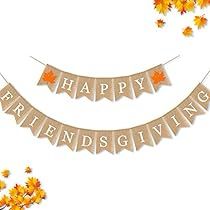 Friendsgiving Decor Ideas, Friendsgiving Party Decorations, Friendsgiving Banner, Black And Gold Party Decorations, 90th Birthday Decorations, 80s Party Decorations, Friendsgiving Dinner Party, Friendsgiving Decorations, Friend Party