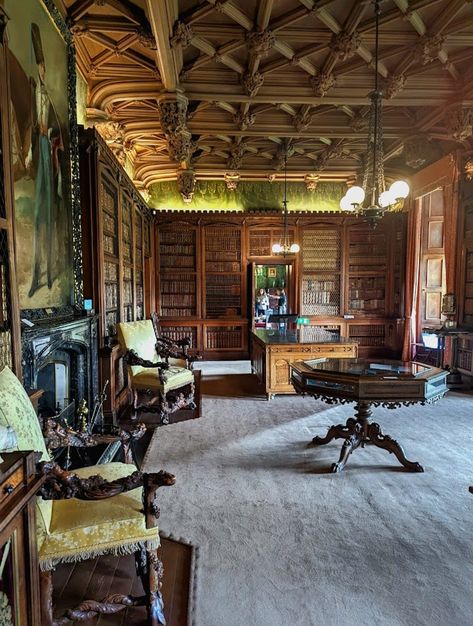 Scottish Study Room, Abbotsford House Scotland, Scottish Interior Design, Lady Macduff, Galashiels Scotland, Sara Cate, Manor Aesthetic, Scottish Interiors, La Sylphide