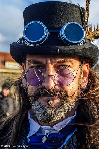 Steampunk Man, Steampunk Characters, Steampunk Men, Mode Steampunk, Steampunk Couture, Steampunk Goth, Photographie Portrait Inspiration, Steampunk Cosplay, Victorian Goth