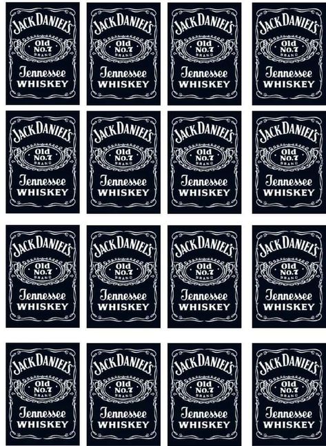 Festa Jack Daniels, Jack Daniels Party, Tort Special, Jack Daniels Label, Jack Daniels Birthday, Jack Daniels Logo, Jack Daniels Bottle, Krispy Treats, Label Image