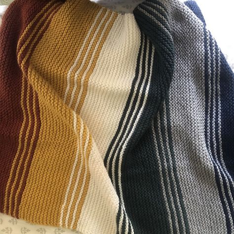 Ravelry: Joole's Simply Stripes Baby/Lap Blanket Striped Blankets, Lap Blanket, Knitted Blankets, Knit Patterns, Ravelry, Knitted Scarf, Blankets, Stripes, Knitting