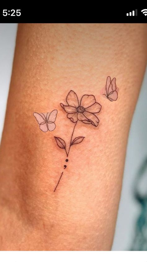 Attractive Tattoos For Women, Attractive Tattoos, Cute Tattoos With Meaning, Designs With Meaning, Lily Flower Tattoos, Semi Colon, Small Shoulder Tattoos, Health Tattoo, Special Tattoos