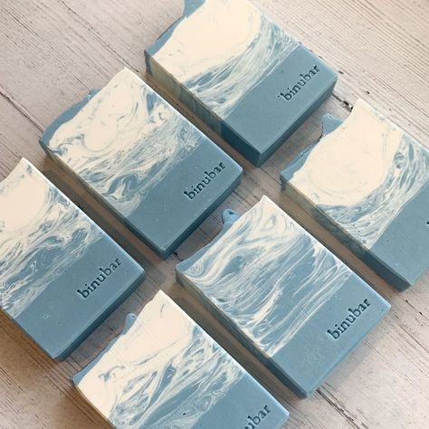 Handmade Soap Designs Ideas, Soap Making Designs Ideas, Siren Bedroom, Artisan Soap Design, Ocean Soap, Soap Design Ideas, Cold Process Soap Designs, Soap Design, Blue Soap