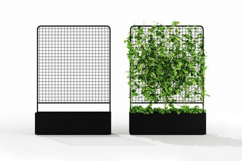 This Is the Living Wall Hack You Need to Achieve #Jungalow Status - Brit + Co Green Wall Plants, Green Wall Garden, Front Porch Planters, Screen Plants, Balcony Planters, Decoration Photography, Vertical Gardens, Unique Planter, Wall Garden