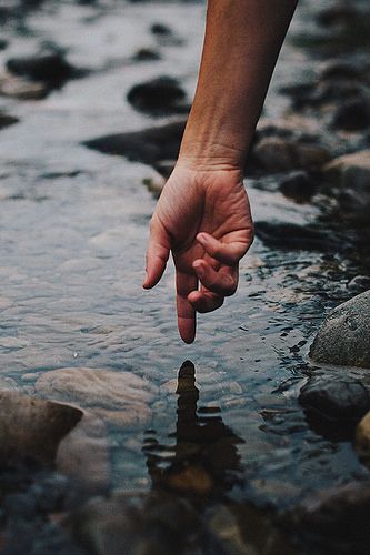 In utter shock and disbelief I bend down and touch a finger to where dry dust had been only a moment ago. Something In The Water, Photo Macro, Hand Photography, Alfred Stieglitz, Hand Reference, Leo Valdez, Foto Tips, Water Photography, Foto Art