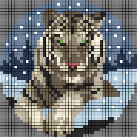 Alpha Pattern Animals, Animal Alpha Pattern, Alpha Patterns Pixel Art, Animal Pixel Art, C2c Projects, Colorwork Knitting Patterns, Crochet Heart Blanket, Star Coloring Pages, Pixel Art Templates