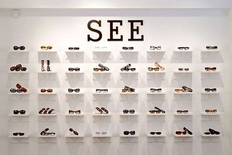 Eyewear Shop Design, Eyewear Store Design, Fashion Island, Eyewear Display, Glass Store, Sunglasses Display, Optical Shop, Eyewear Shop, Glasses Shop