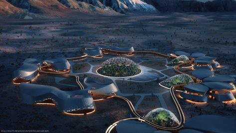 A Mars settlement prototype in California may train astronauts to live on the red planet. Tourists could go for $6,000 a week. Space Colony Concept, Mars Habitat, Labs Plan, Mars Colony, Moon Base, Space Colony, Hotel Plan, The University Of Arizona, Mojave Desert