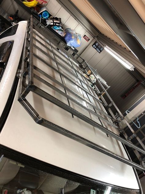 Roof Rack Ideas Off Road, Roof Rack Diy, Diy Roof Rack, Van Roof Racks, Truck Roof Rack, Accessoires 4x4, Jeep Zj, Suv Accessories, T3 Vw