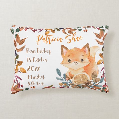 Gender Neutral Fox Nursery, Fox Nursery Name Sign, Fox Baby Nursery, Fox Baby Bedding, Fox Baby Clothes, Baby Birth Stats, Baby Stats, Baby Towel, Gift Newborn