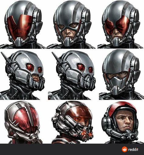 Ant Man Concept Art, Superhero Helmet Design, Ant Man Helmet, Costume Concept, Venom Thanos, Marvel Concept Art, Spider Men, Helmet Designs, Affiliate Amazon