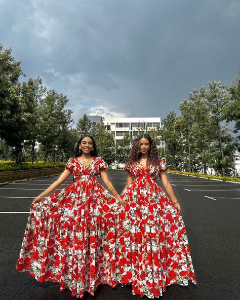 Modern habesha dress