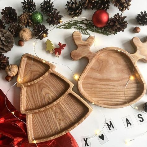 Deer Plate, Cnc Machine Projects, Wooden Kitchenware, Cnc Router Projects, Wooden Things, Wooden Tableware, Router Projects, Laser Cut Wood Crafts, Deer Baby