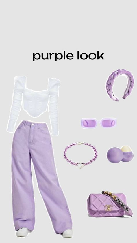 Purple look Purple Birthday Outfits, Lavender Birthday Outfit, Lavender Birthday, Winter Birthday Outfit, Purple Birthday, Winter Birthday, Birthday Outfits, Gold Party, 21st Birthday