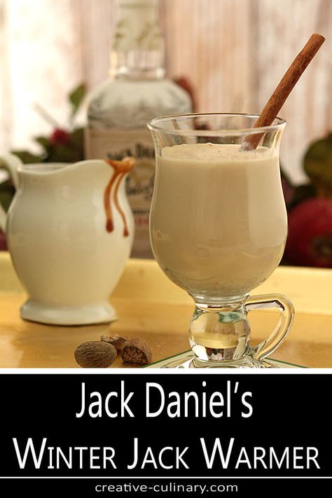 Jack Daniel's Winter Jack is a seasonal blend that is so perfect in this cocktail; it combines Jack Daniels with cider and spices and it's especially delicious in this recipe warmed with half and half. Jack Daniels Winter Cider Recipes, Jack Daniels Holiday Drinks, Jack Daniels Cocktails Recipes, Winter Jack Cocktails, Winter Jack Recipes Drinks, Winter Jack Daniels Recipes, Drinks With Jack Daniels, Jack Daniels Winter Jack Recipes, Jack Daniels Drinks Recipes