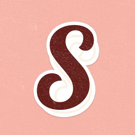 Download free psd / image of Letter S font printable a to z lettering alphabet psd by jingpixar about cursive s, s letter, peach stickers, 70s font, and 70s lettering 2481841 Huruf S Art, Abjad Lettering A-z, Letter S Font, 70s Lettering, Cursive Fonts Handwritten, 70s Font, Alphabet Letters Images, Scrapbook Letters, Printable Alphabet Letters