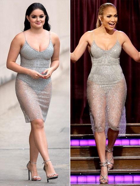 Ariel Winter Wore the Same $111 Sparkly Semi-Sheer Dress as Jennifer Lopez Ariel Winter Style, Ariel Winter, Sheer Dress, Jennifer Lopez, Ariel, Formal Dresses Long, Fashion Dresses, Cute Outfits, Mac